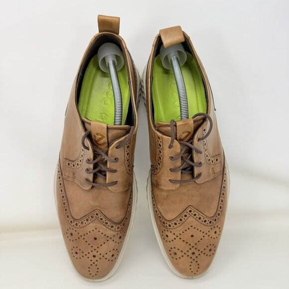 Ecco ST.1 Hybrid Leather Wingtip Oxford Shoes Brown Men’s Size 11 main image 6